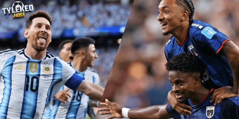 Sơ đồ ra sân trận Argentina vs Cape Verde