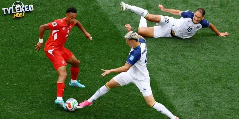 Sơ đồ thi đấu của Thụy Sĩ và Colombia